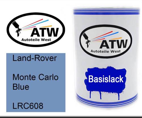 Land-Rover, Monte Carlo Blue, LRC608: 500ml Lackdose, von ATW Autoteile West.